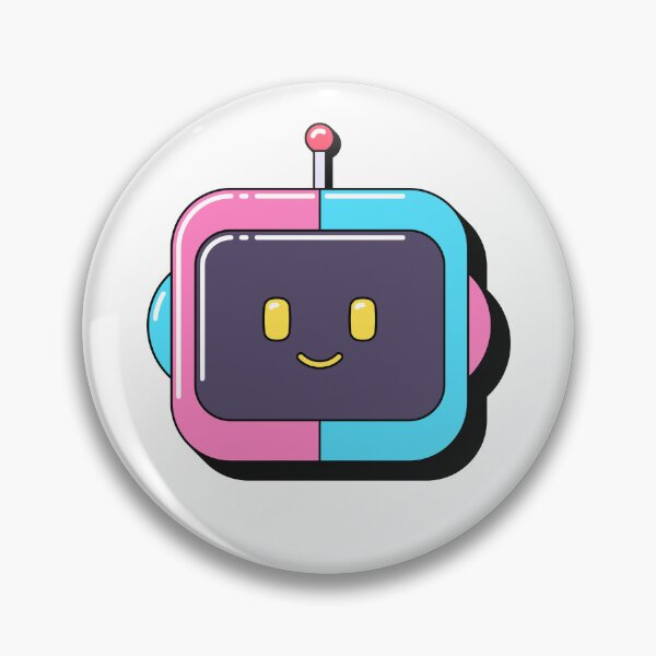 Item preview, Blue pink gaming robot, pop art designed and sold by artskill2k17.