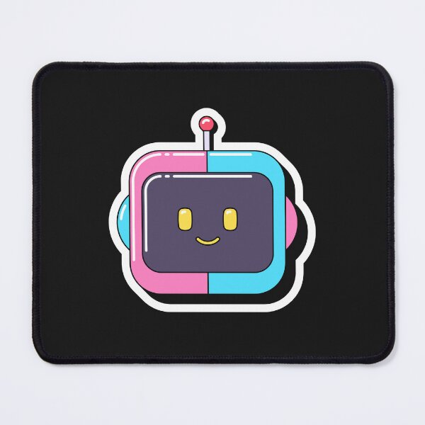 Item preview, Blue pink gaming robot, pop art designed and sold by artskill2k17.