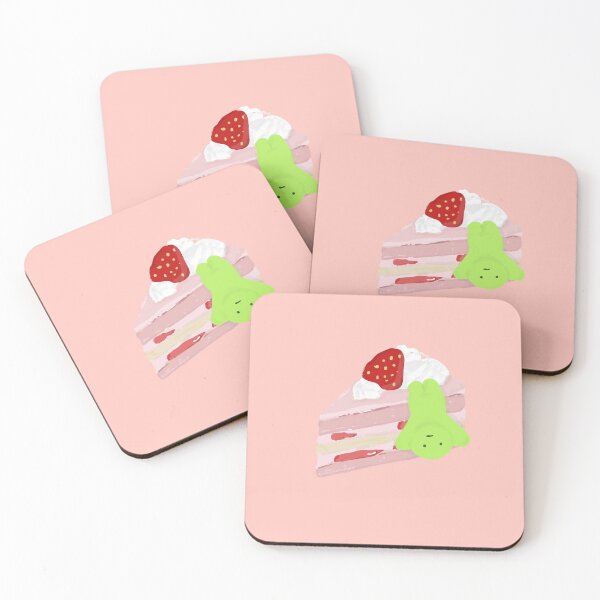 Item preview, Smiski Strawberry Cake Desset Milkshake Green Cherry Sweet Japan Japanese Food Kawaii Trinket Hippers Collector  designed and sold by Makeartwhynot.