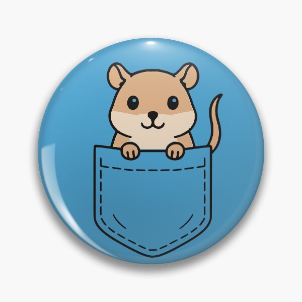 Item preview, Funny Pet Gerbil Pocket Pal Cute Gerbil Rodent Animal Art designed and sold by chrisrivait.