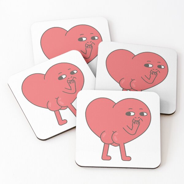 Item preview, Cheeky Heart Meme With A Butt designed and sold by Hydravisions.