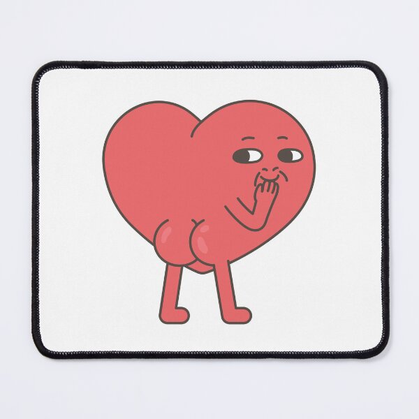 Item preview, Cheeky Heart Meme With A Butt designed and sold by Hydravisions.