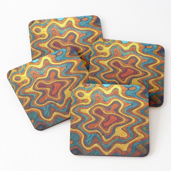 Item preview, Play of colors of flowing lines designed and sold by Sigtrix.