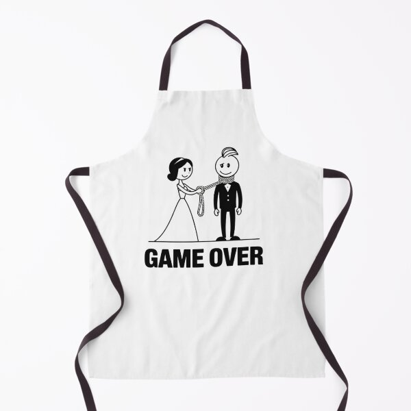Item preview, Modern Trendy Funny Wedding Game Over Just Married designed and sold by SOUFIANE1991.