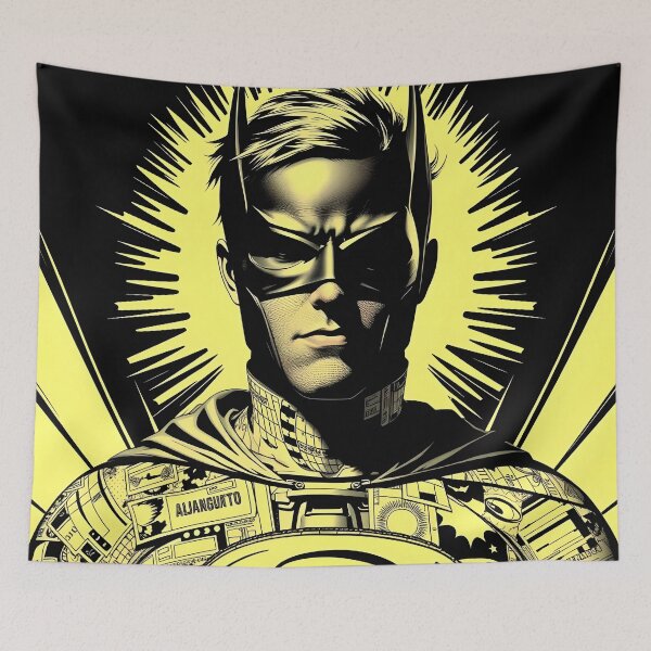 Item preview, Golden Superhero Art - Comic Book Style Illustration designed and sold by AbdS07.