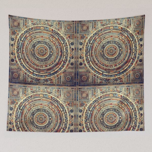 Item preview, Vintage Ndebele Wall Patterns designed and sold by PrintAfricanArt.