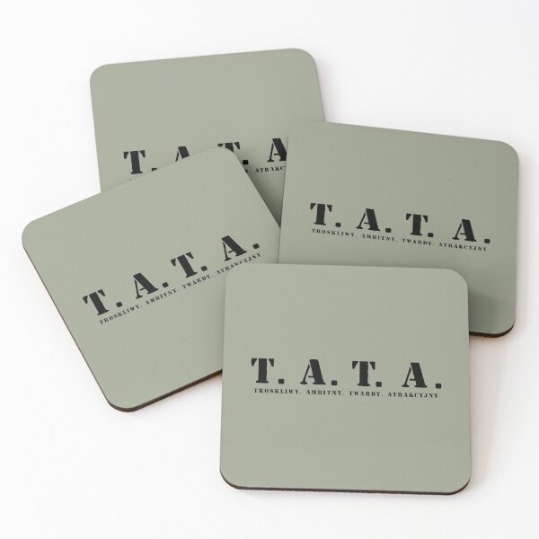 Item preview, TATA Polish Acrostic Design – Troskliwy, Ambitny, Twardy, Autentyczny designed and sold by besensible.