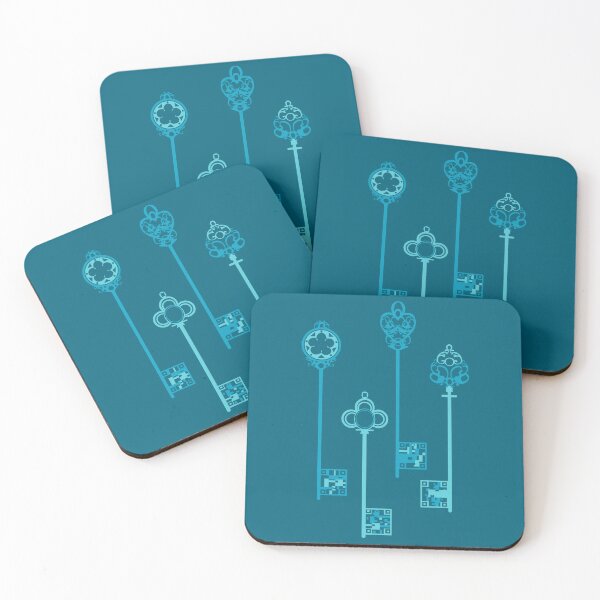 Item preview, Unlocking Secrets: Vintage Hand-Drawn Keys with QR Codes designed and sold by Starpuffdesign.