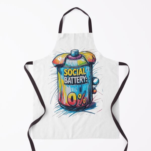 Item preview, Social battery: 0% designed and sold by Design_Your_Day.