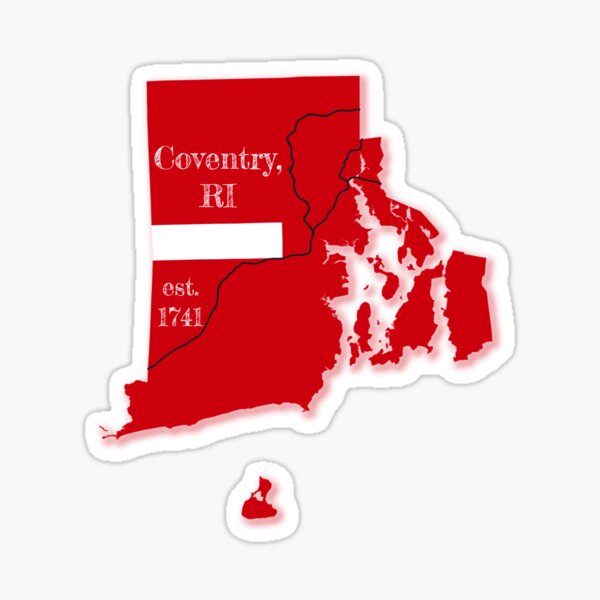 Item preview, Coventry, RI [Red] designed and sold by PhilbonianDezin.