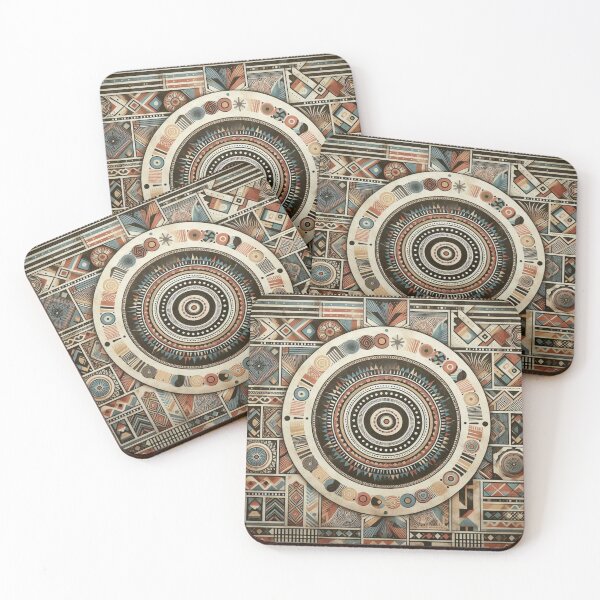 Item preview, Vintage Ndebele Wall Patterns ( II ) designed and sold by PrintAfricanArt.