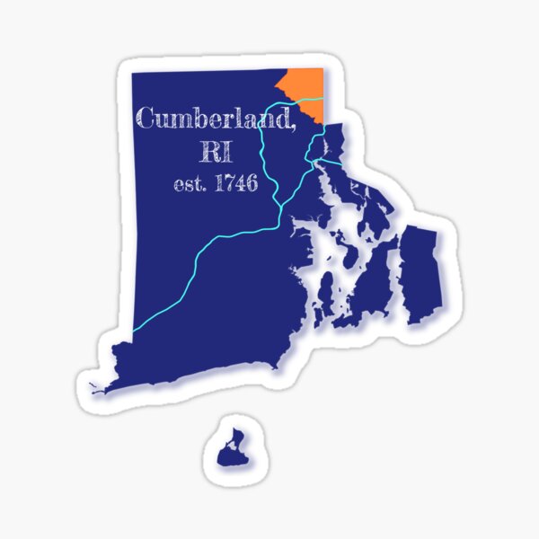Item preview, Cumberland, RI [Blue] designed and sold by PhilbonianDezin.
