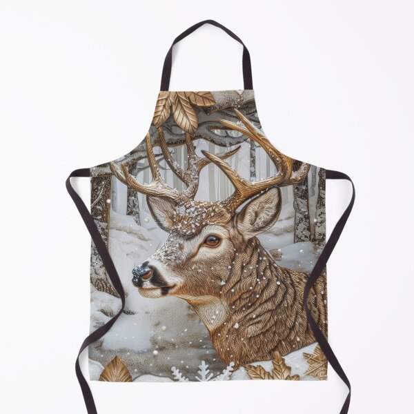 Item preview, Young deer in the snowy forest designed and sold by MargaretWiktor.