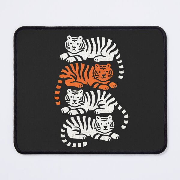 Item preview, Be Bold Unique Orange Tiger Among White Tigers Retro Animal Art designed and sold by Shoot-The-Moon.