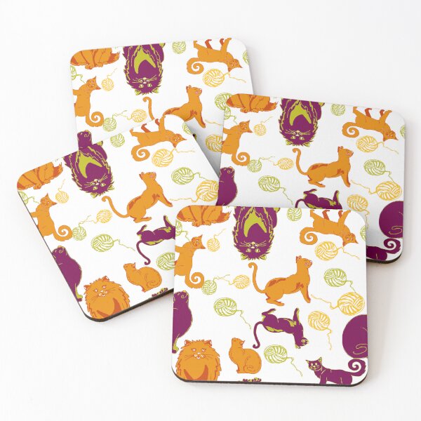 Item preview, Cozy Cats & Yarn designed and sold by AlisaArtDecor.