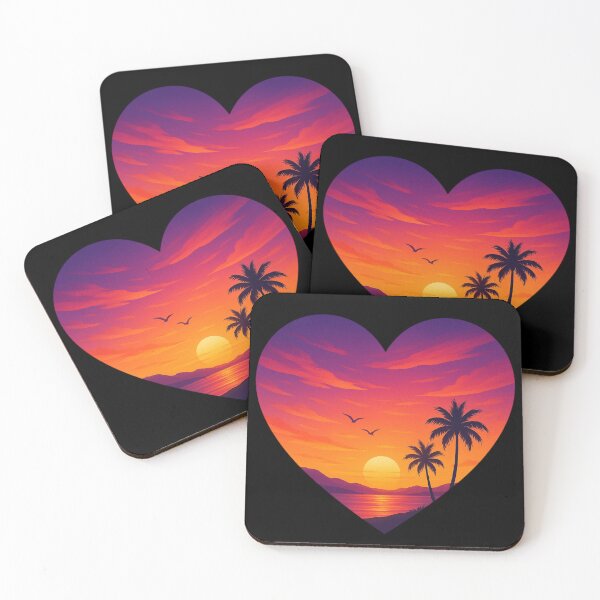 Item preview, Sunset Heart designed and sold by Planetporridge.