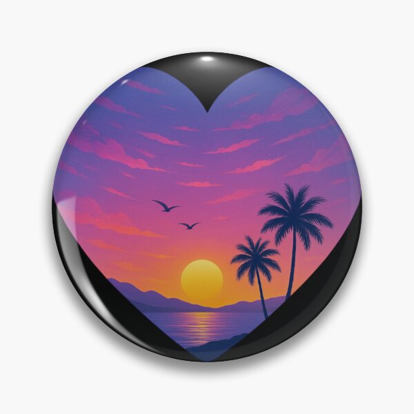 Item preview, Sunset Within A Heart designed and sold by Planetporridge.