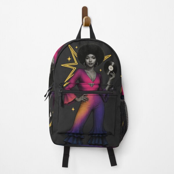 Item preview, Disco Diva 70s Fashion Icon Retro Vinyl Dance Design designed and sold by Shoot-The-Moon.