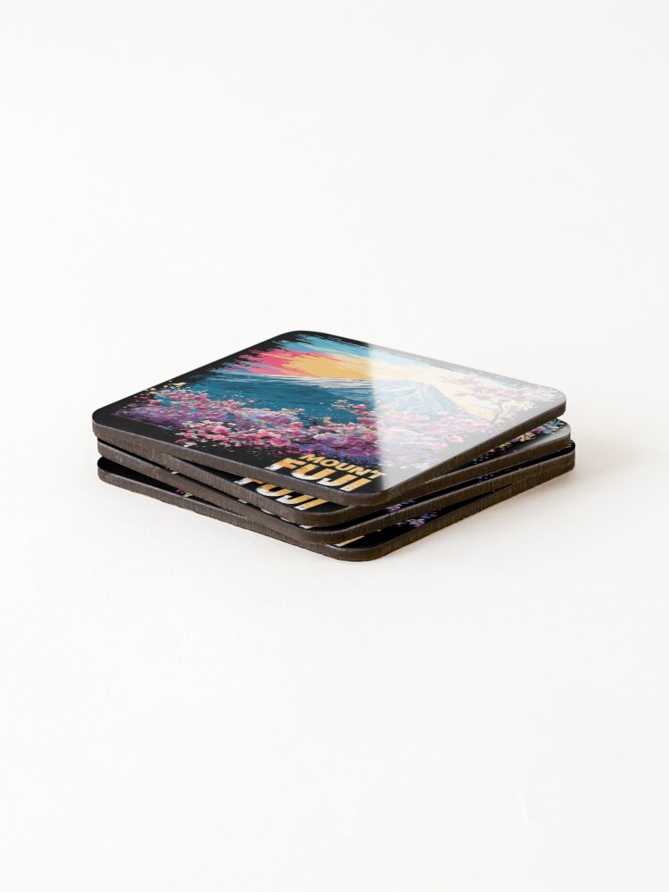 Thumbnail 4 of 5, Coasters (Set of 4), Mount Fuji designed and sold by Rtymer.