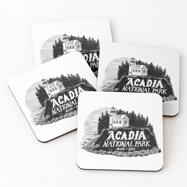 Item preview, Copy of Acadia National Park Label designed and sold by John Morris Illustration.