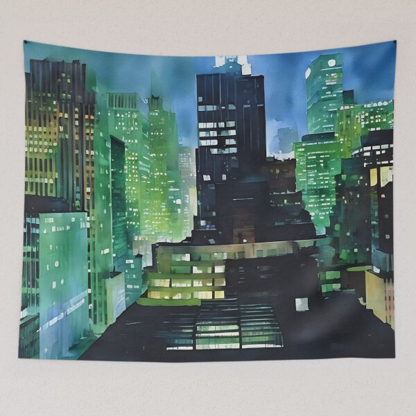 Artikelvorschau, Gotham Glow entworfen und verkauft von RCWatercolours.