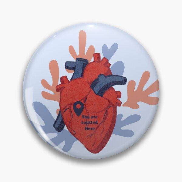 Item preview, Heart of the Hero: You Are Located Here designed and sold by NurzZz73.