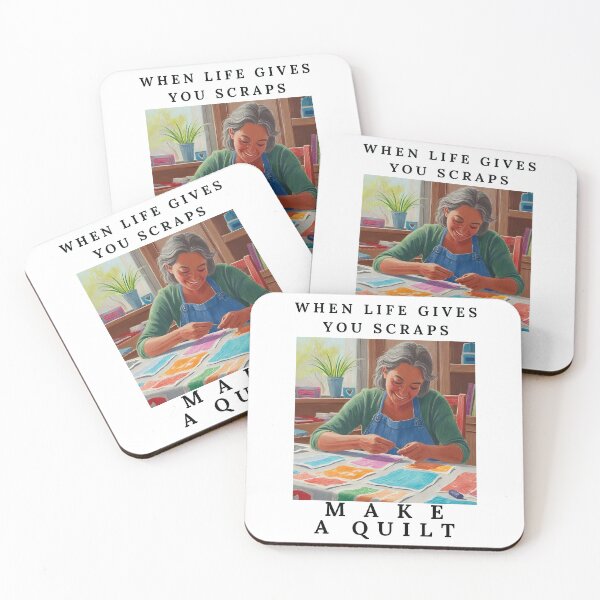 Item preview, When Life Gives You Scraps, Make a Quilt - Funny Quilter designed and sold by Wiss2Arts.