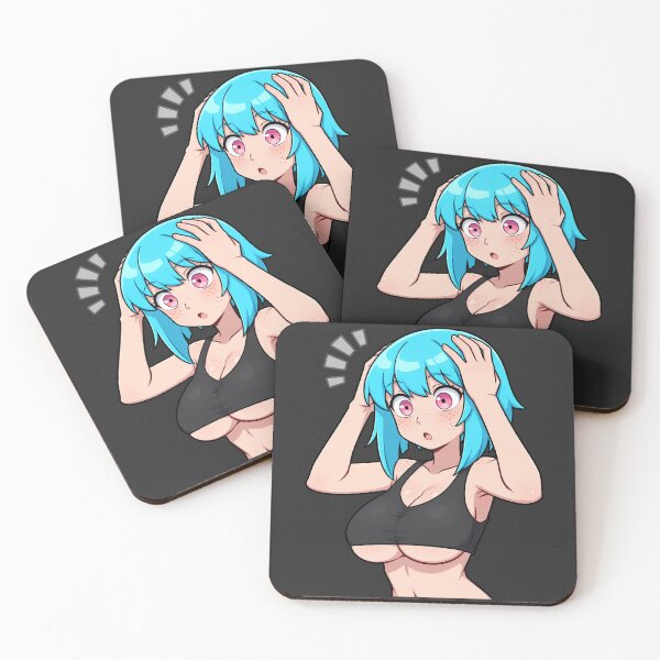 Item preview, Shocked Kawaii Anime Girl – Kumi (Original Character Art) designed and sold by Kumi-dsgn.