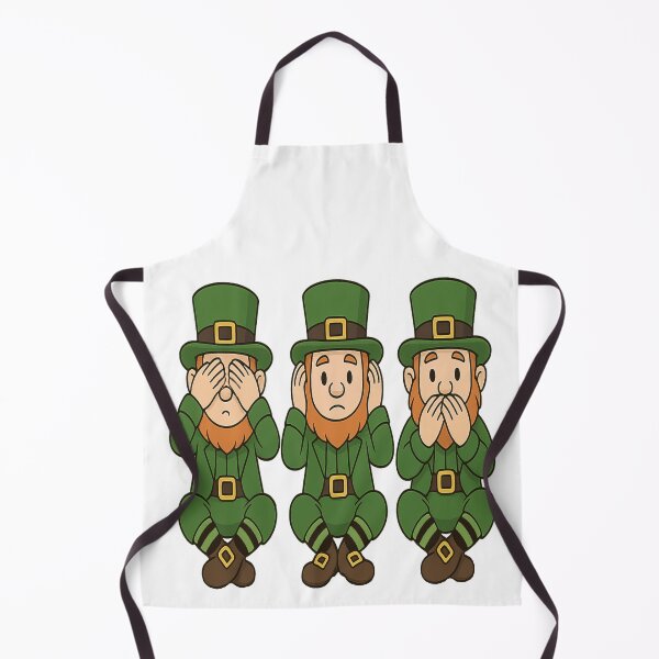 Item preview, Three wise leprechauns see/hear/speak no evil designed and sold by JamesDunican.