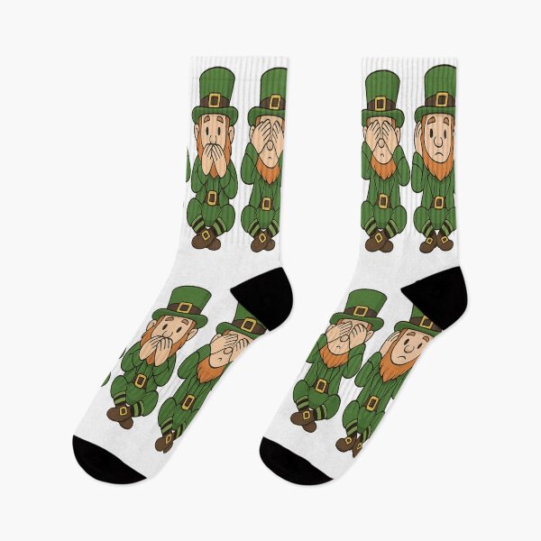 Item preview, Three wise leprechauns see/hear/speak no evil  designed and sold by JamesDunican.