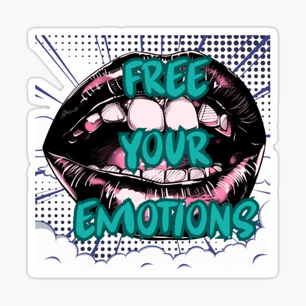 Free your emotions Sticker