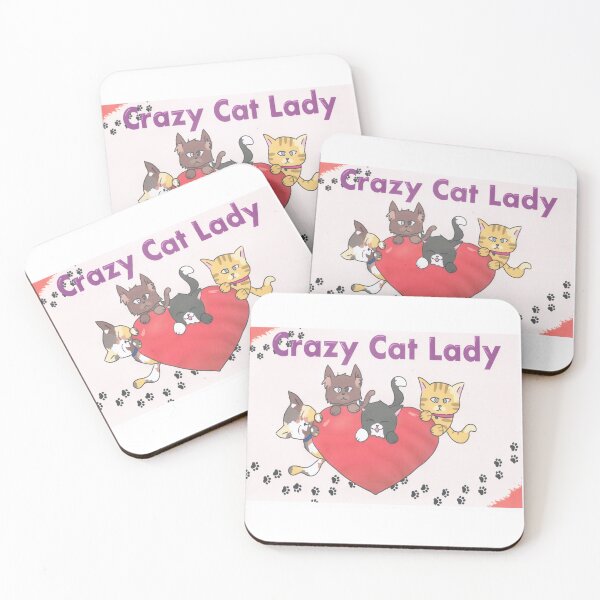 Aperçu de l'œuvre Crazy Cat Lady créée et vendue par LunaEquinoxDesigns.