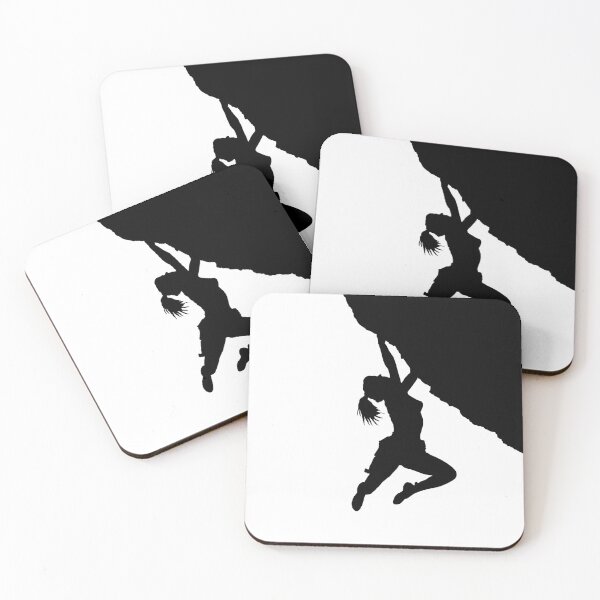 Item preview, girl bouldering silhouette designed and sold by mindgoop.