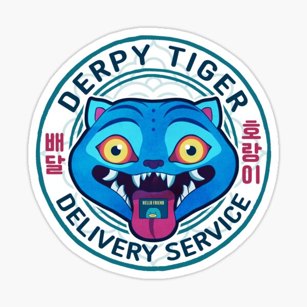 Aperçu de l'œuvre Service de livraison Derpy Tiger créée et vendue par JaciM13.