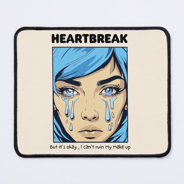 Item preview, Heartbreak in Blue – Pop Art Crying Girl Aesthetic designed and sold by GracefulPODshop.