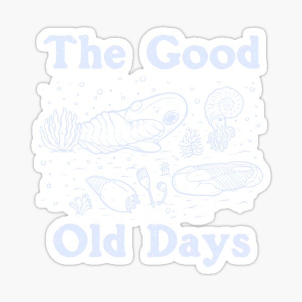 Item preview, Die guten alten Zeiten Evolution Fossilien Lustig designed and sold by Yipptee Shirts.