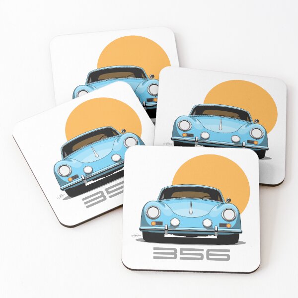Item preview, Light Blue Classic 356 Front illustration designed and sold by blackdogshop.