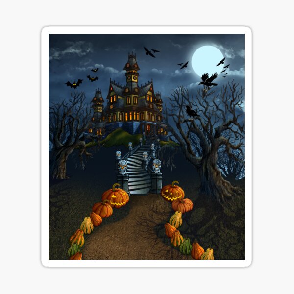 Item preview, The Haunted Witch House designed and sold by 3-Beans-Art.