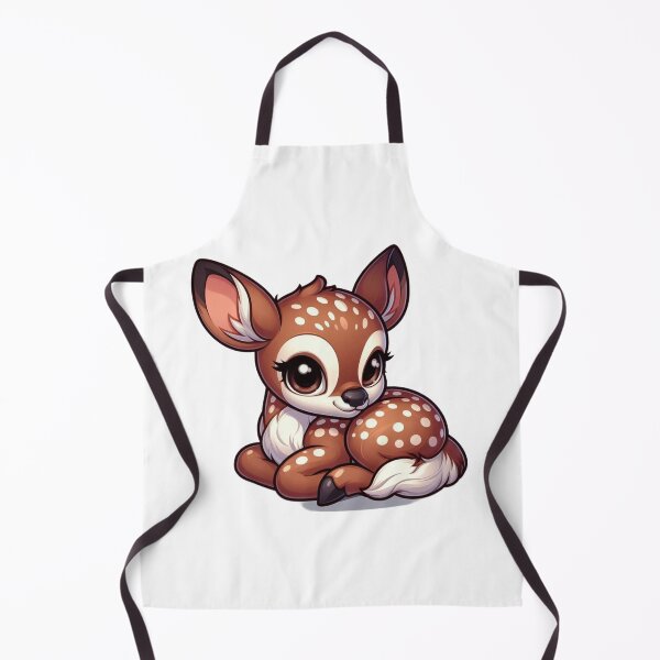 Artikelvorschau, Ruhendes Baby-Hirsch - niedlicher Waldtier-Cartoon entworfen und verkauft von Confuzz1ed.
