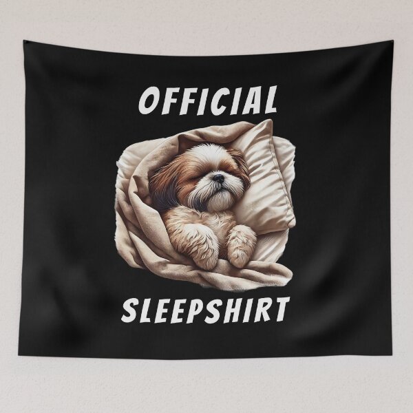 Item preview, Official Sleepshirt Shih Tzu Lover Dog Mom Dad designed and sold by Kimberley King Art  King Art.