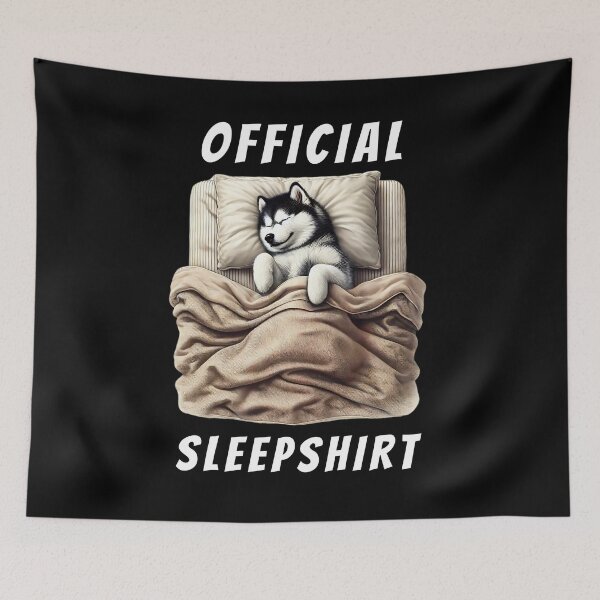 Item preview, Official Sleepshirt Siberian Husky Lover Dog Mom Dad designed and sold by Kimberley King Art  King Art.