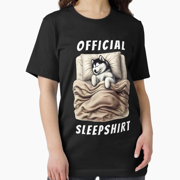 Item preview, Official Sleepshirt Siberian Husky Lover Dog Mom Dad designed and sold by Kimberley King Art  King Art.