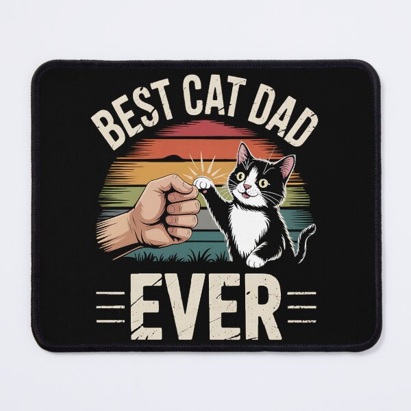 Item preview, Best Cat Dad Ever Father's Day Cat Kitty Meow Dad Owner designed and sold by BakeryDozen.