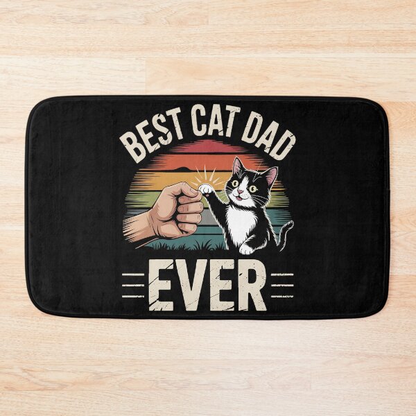 Item preview, Best Cat Dad Ever Father's Day Cat Kitty Meow Dad Owner designed and sold by BakeryDozen.