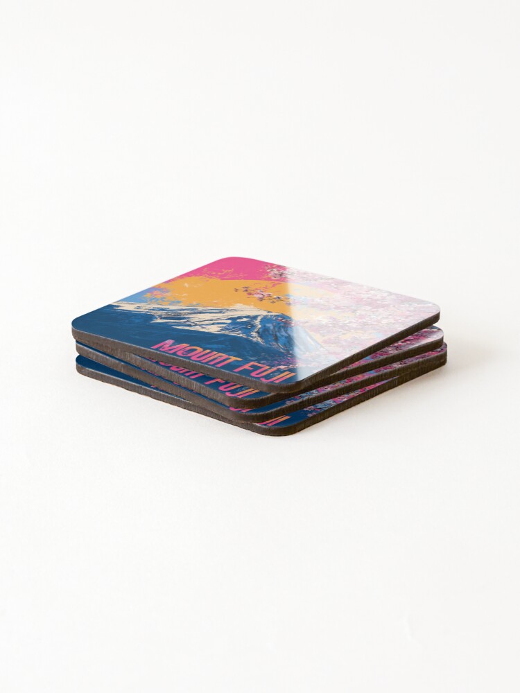 Thumbnail 4 of 5, Coasters (Set of 4), Mount Fuji designed and sold by Rtymer.