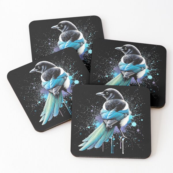 Item preview, Magpie Birds Lover Birdwatcher Birding designed and sold by Kimberley King Art  King Art.