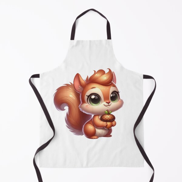 Item preview, Baby Squirrel with Acorn - Cute Forest Cartoon designed and sold by Confuzz1ed.