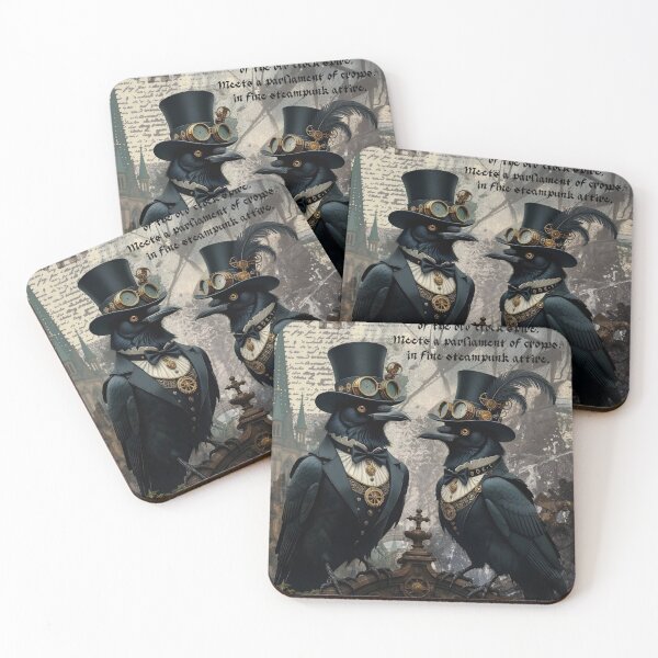 Item preview, Steampunk Crows 5 designed and sold by ArtRatNina.