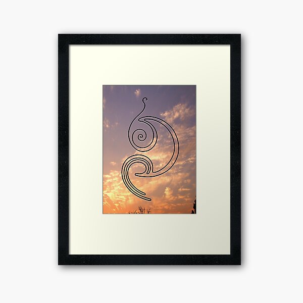 Golden Eye Framed Art Print