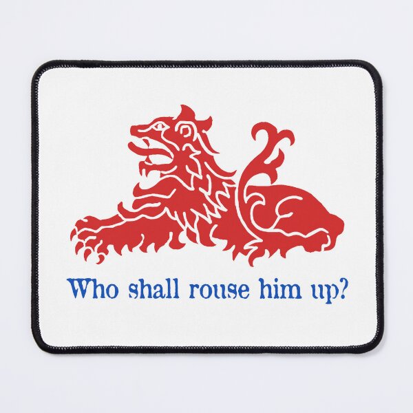 Item preview, Who Shall Rouse Him Up? designed and sold by Yipptee Shirts.